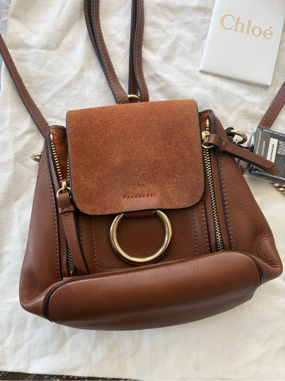 CHLOÉ FAYE backpack- Pristine!